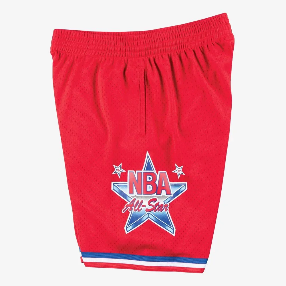 MENS MITCHELL & NESS NBA ALL-STAR WEST SWINGMAN SHORTS 91 - Picture 4 of 4